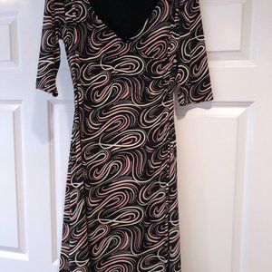 Long Elegant Legs (LEL) - Multi-Print Dress - NWOT